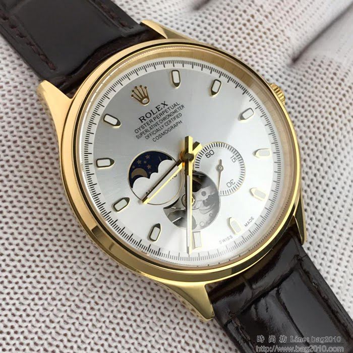 ROLEX勞力士 日月星辰系列 原裝進口82S7機芯 鏤空設計 超強夜光 精品男士腕表  wssb4819